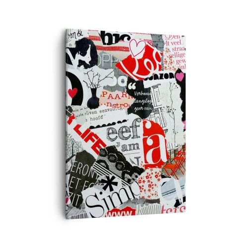 Obraz na plátně - Hipsterská koláž - 50x70 cm