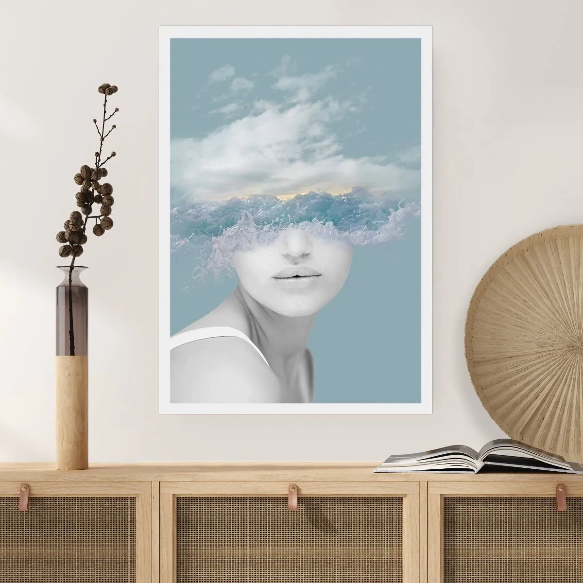 Plakát - S hlavou v oblacích - 50x70 cm