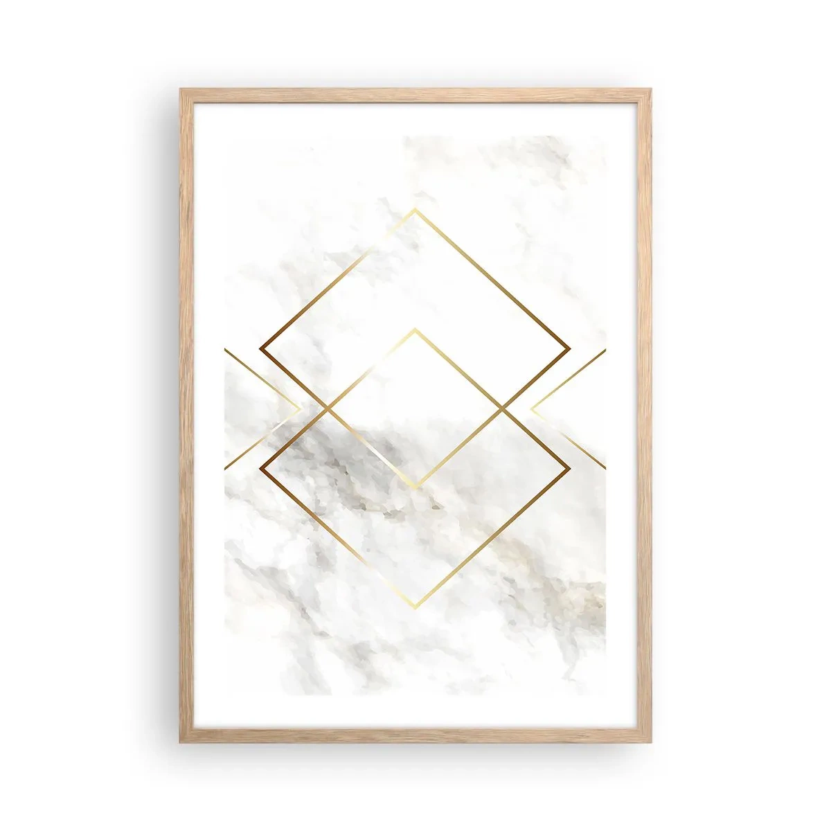 Plakát v rámu světlý dub - Pohled na nekonečno - 50x70 cm