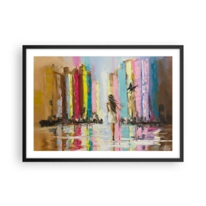 Plakát v černém rámu - Pojď se mnou - 70x50 cm