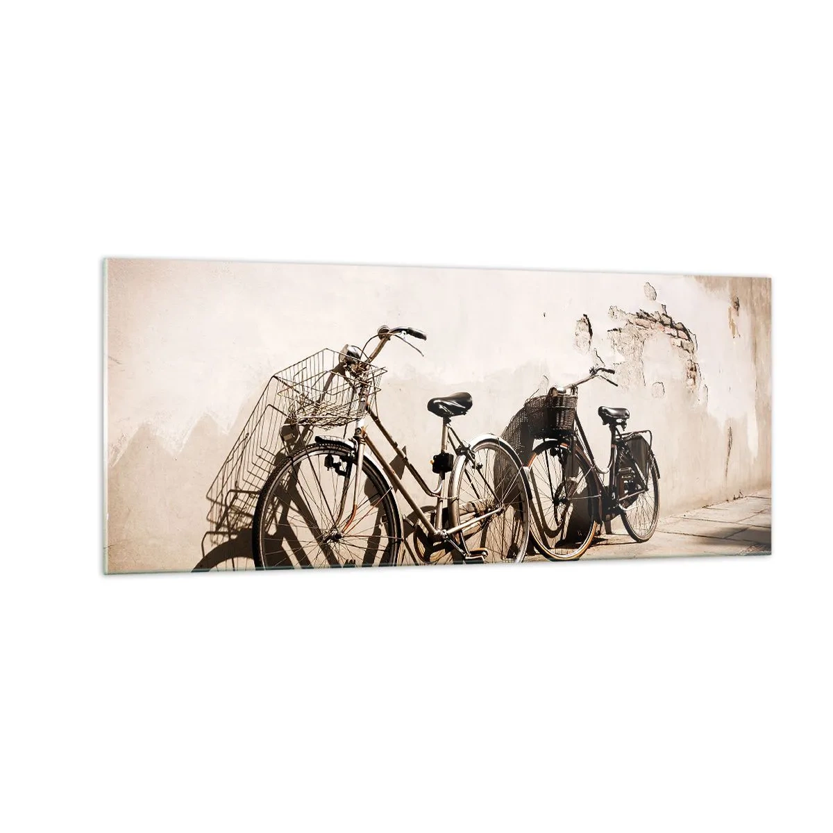 Obraz na skle - Nezapomenutelné kouzlo minulosti - 100x40 cm