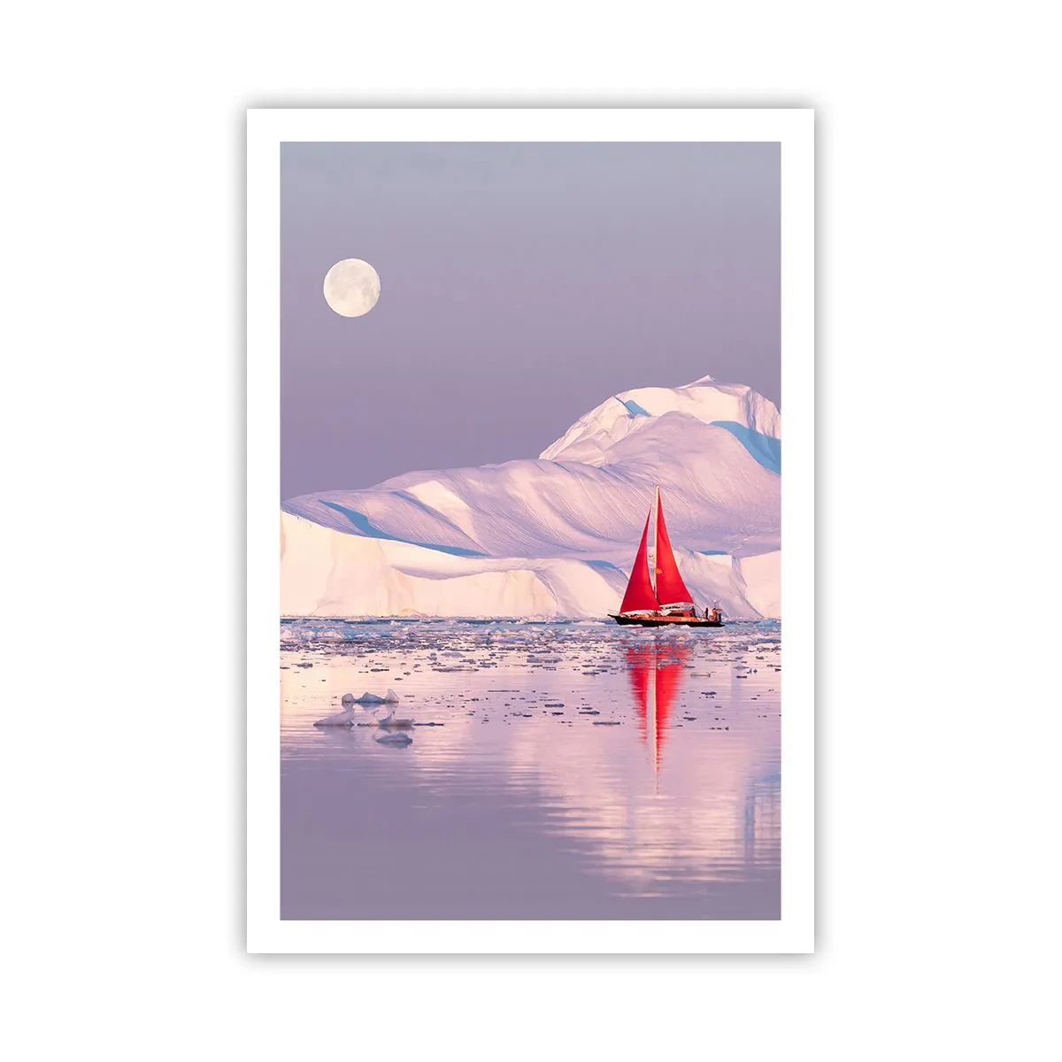 Plakát - Žár plachty, chlad ledu - 61x91 cm