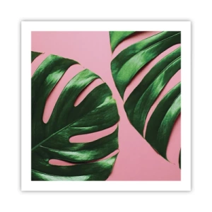 Plakát - Zelené rendez-vous - 60x60 cm