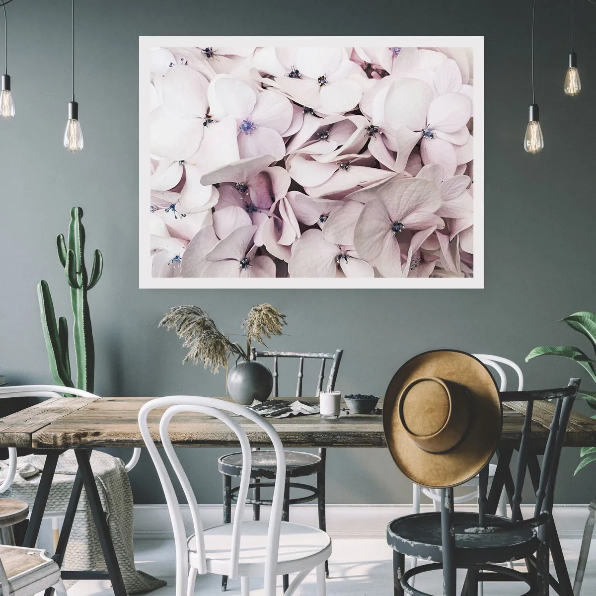 Plakát - V záplavě květin - 70x50 cm