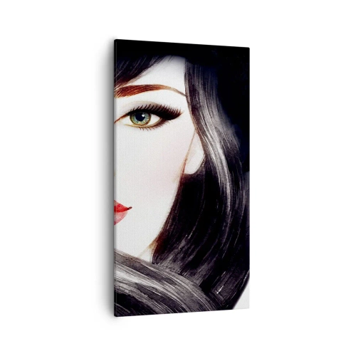 Obraz na plátně - Safírový pohled - 55x100 cm