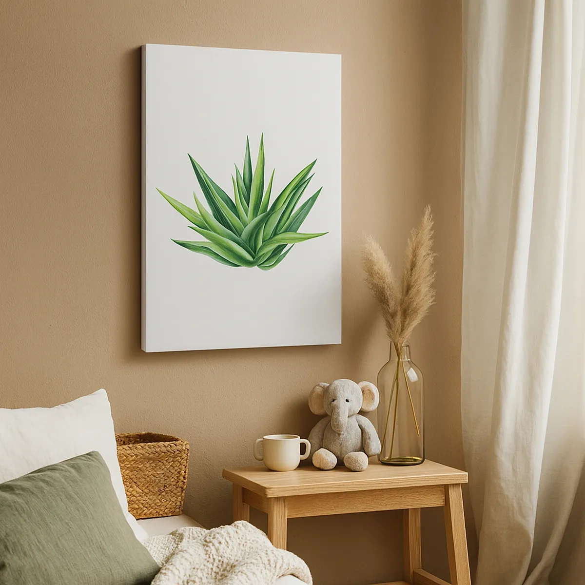 Obraz na plátně - Zelená – síla – život - 50x70 cm