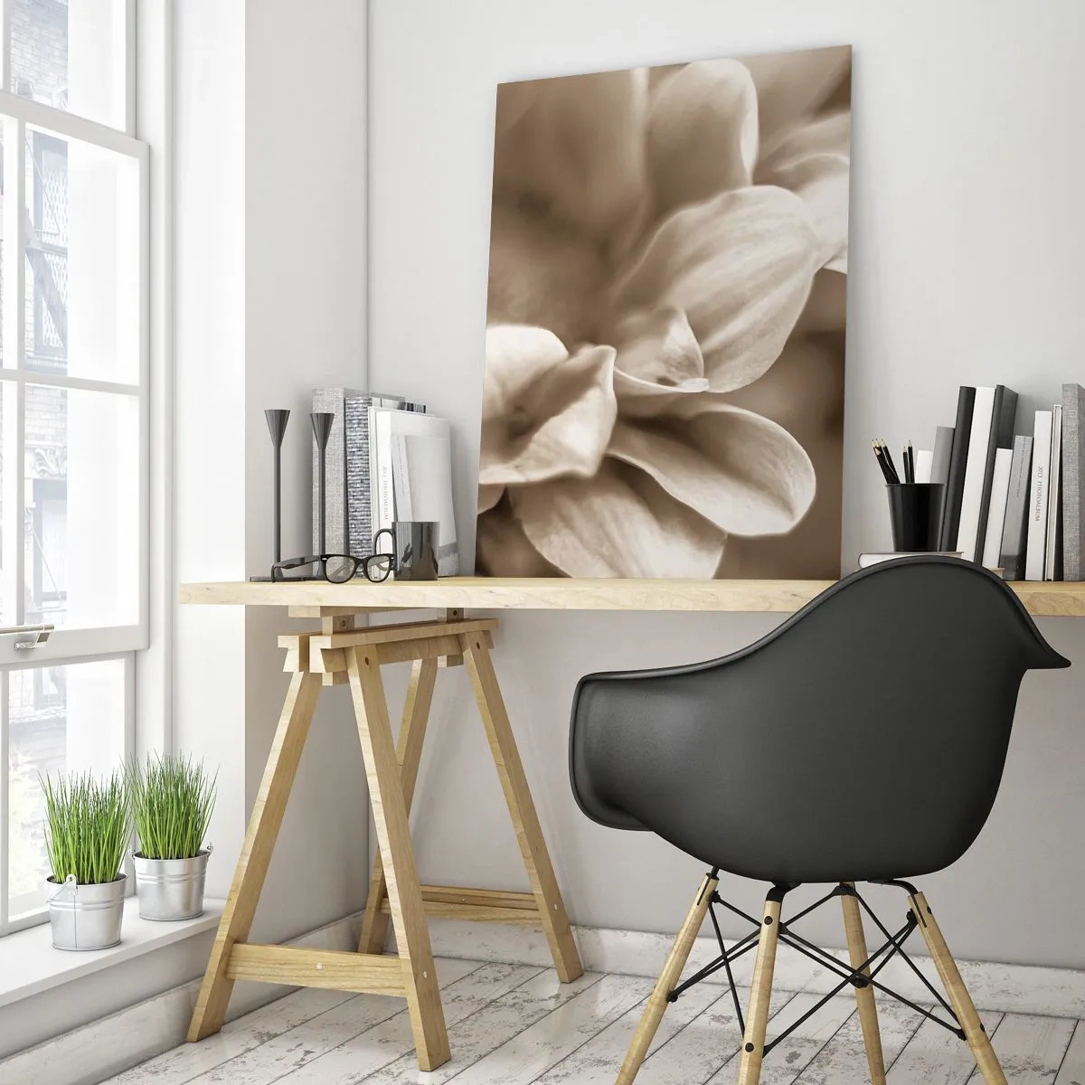Obraz na skle - Něžné jako úsměv - 50x70 cm