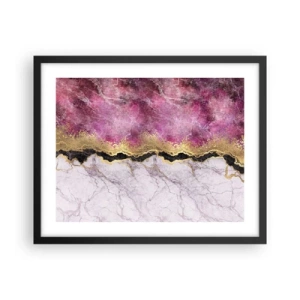 Plakát v černém rámu - Na hranici - 50x40 cm