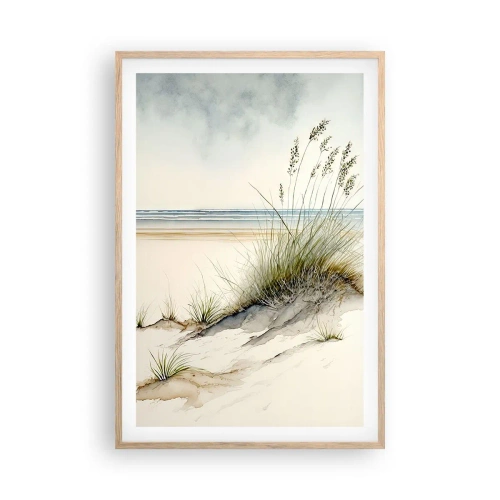 Plakát v rámu světlý dub - Stvořená větrem - 61x91 cm
