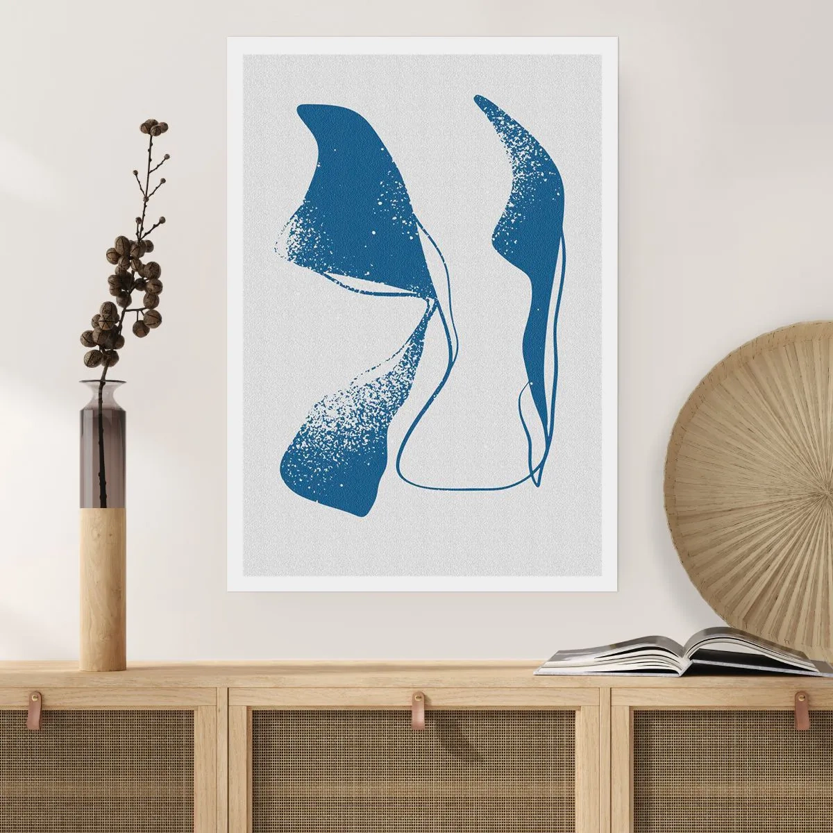 Plakát - Okřídlená abstrakce - 61x91 cm