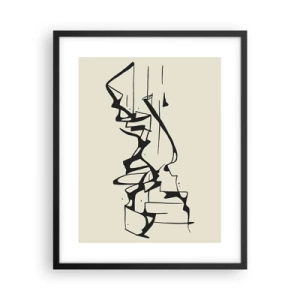 Plakát v černém rámu - Možná krajina - 40x50 cm