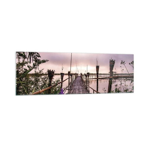 Obraz na skle - Klid a pohoda Asie - 160x50 cm