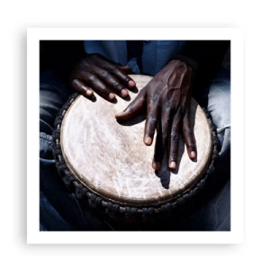 Plakát - Žijte ve svém rytmu - 60x60 cm