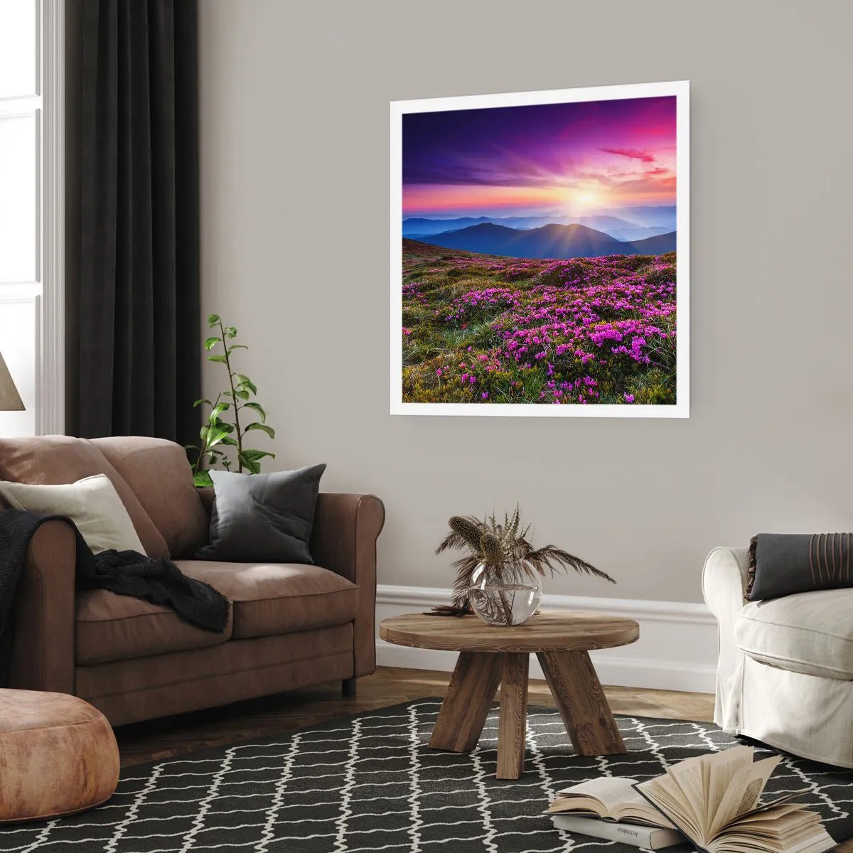 Plakát - Zavoněly svěží pupeny bylinek z obilných polí - 60x60 cm