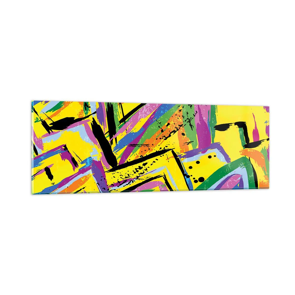 Obraz na skle - Až křičí radostí - 90x30 cm