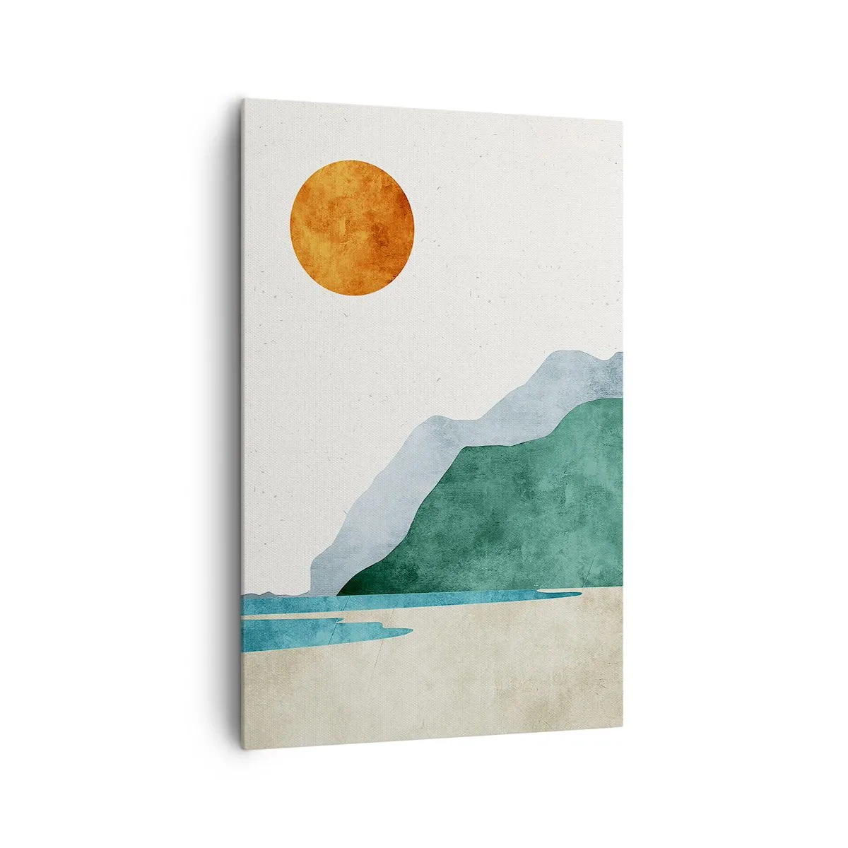 Obraz na plátně - Prostě ideální krajina - 80x120 cm