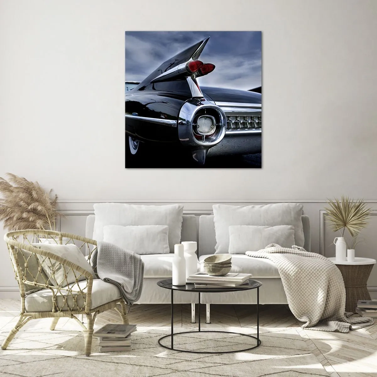 Obraz na skle - Právě proto krásný! - 40x40 cm