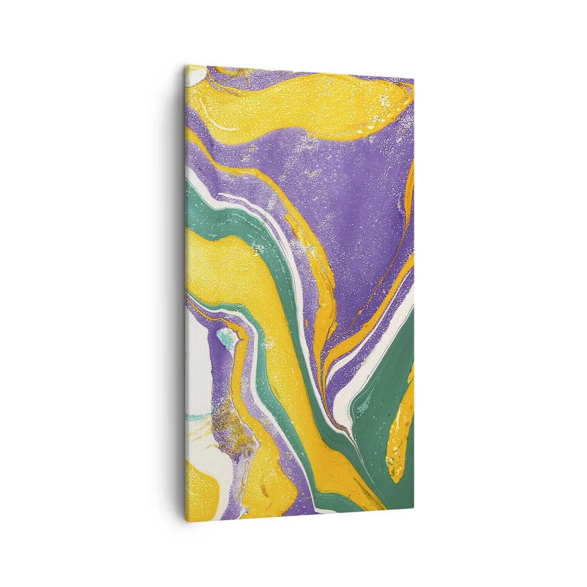 Obraz na plátně - Vlny barev - 45x80 cm