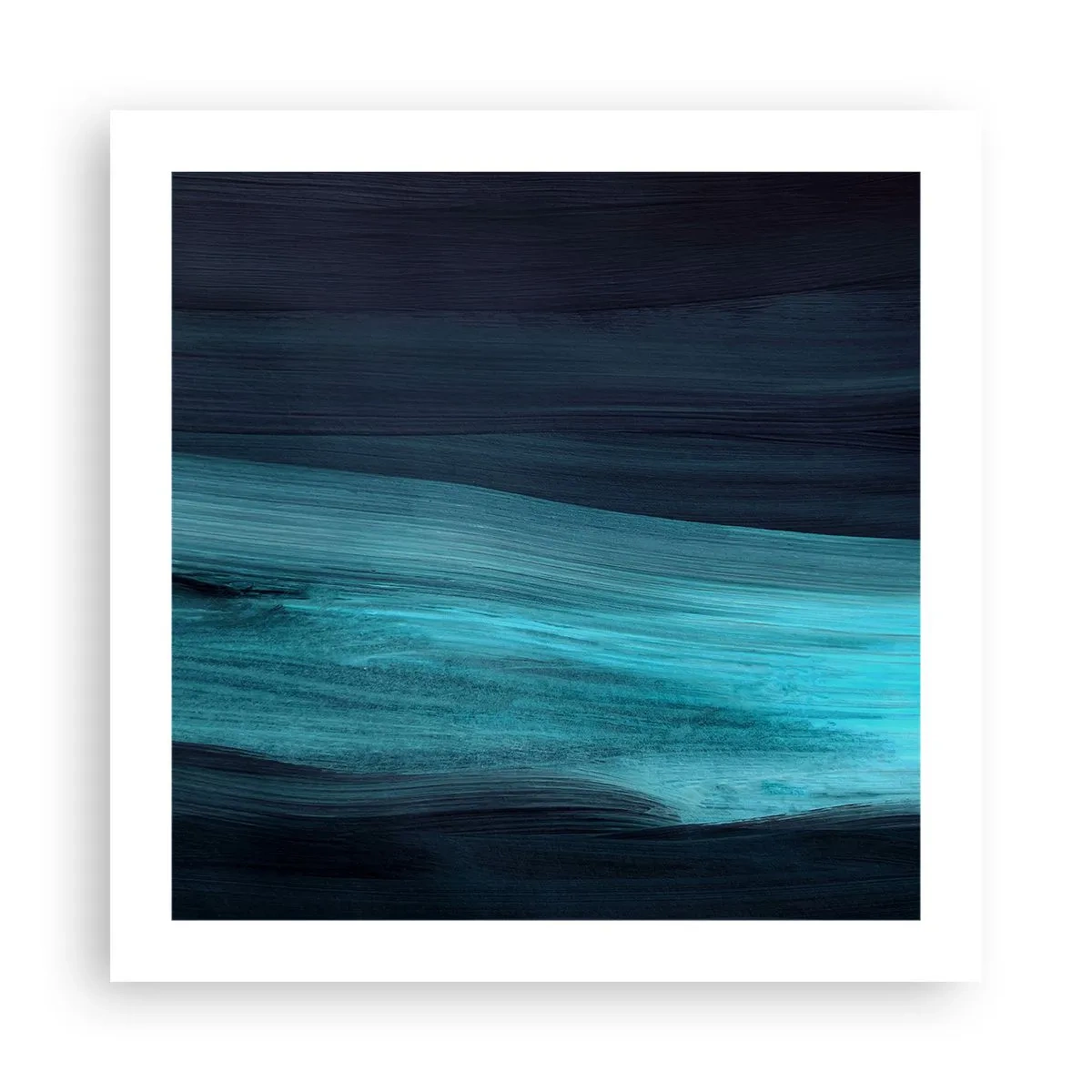 Plakát - Pluj s proudem - 50x50 cm