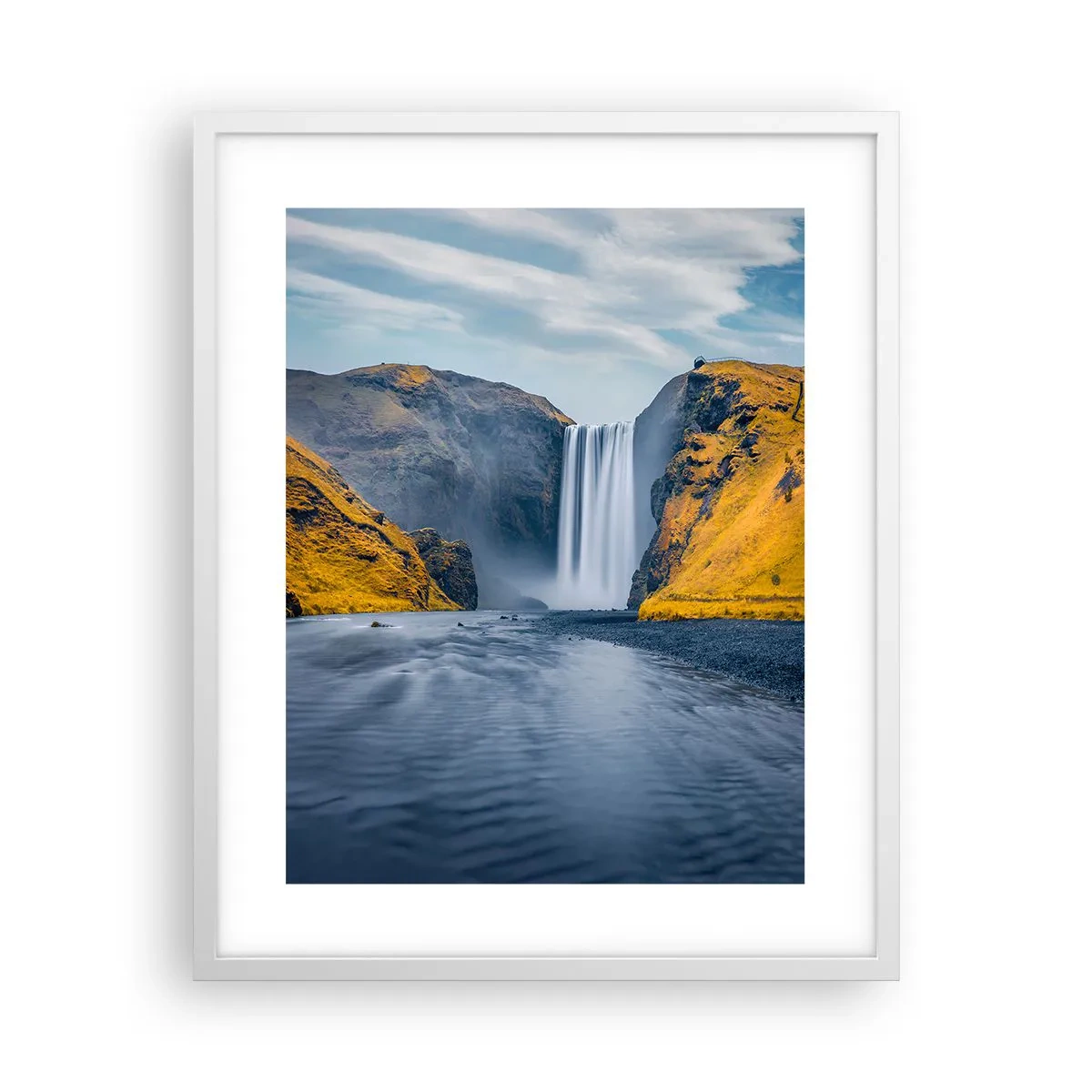 Plakát v bílém rámu - Věčné trvání, věčný pohyb - 40x50 cm