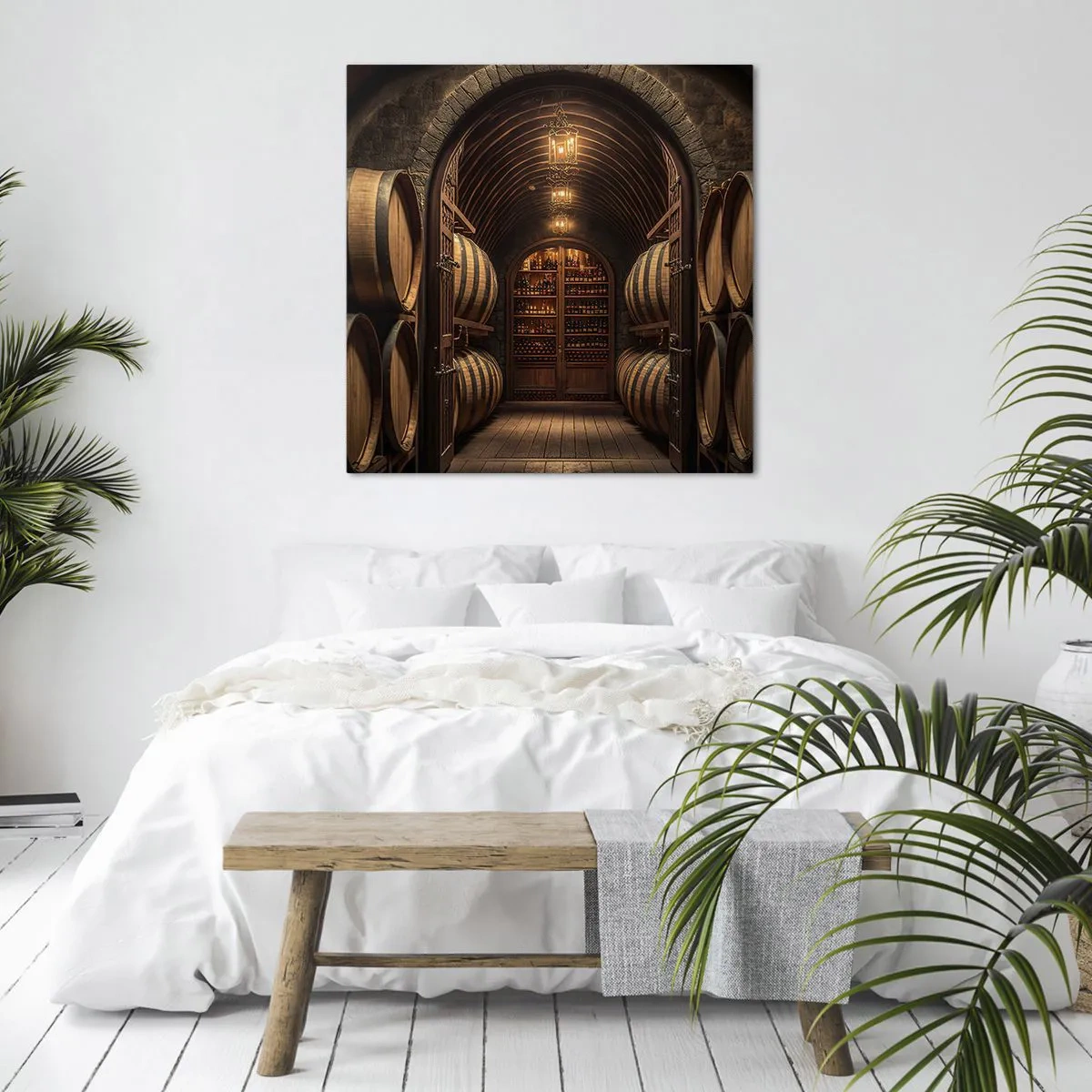 Obraz na plátně - Nádherný sklep - 60x60 cm