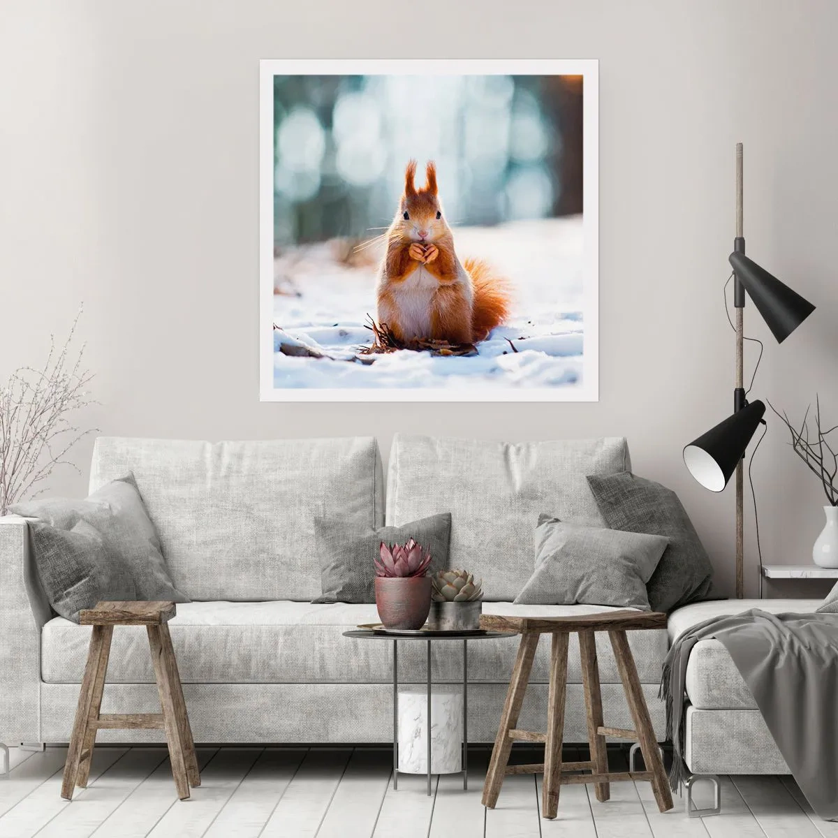 Plakát - Co se tak díváš? - 60x60 cm