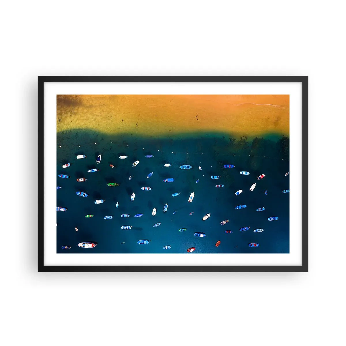 Plakát v černém rámu - Prázdninová hra - 70x50 cm