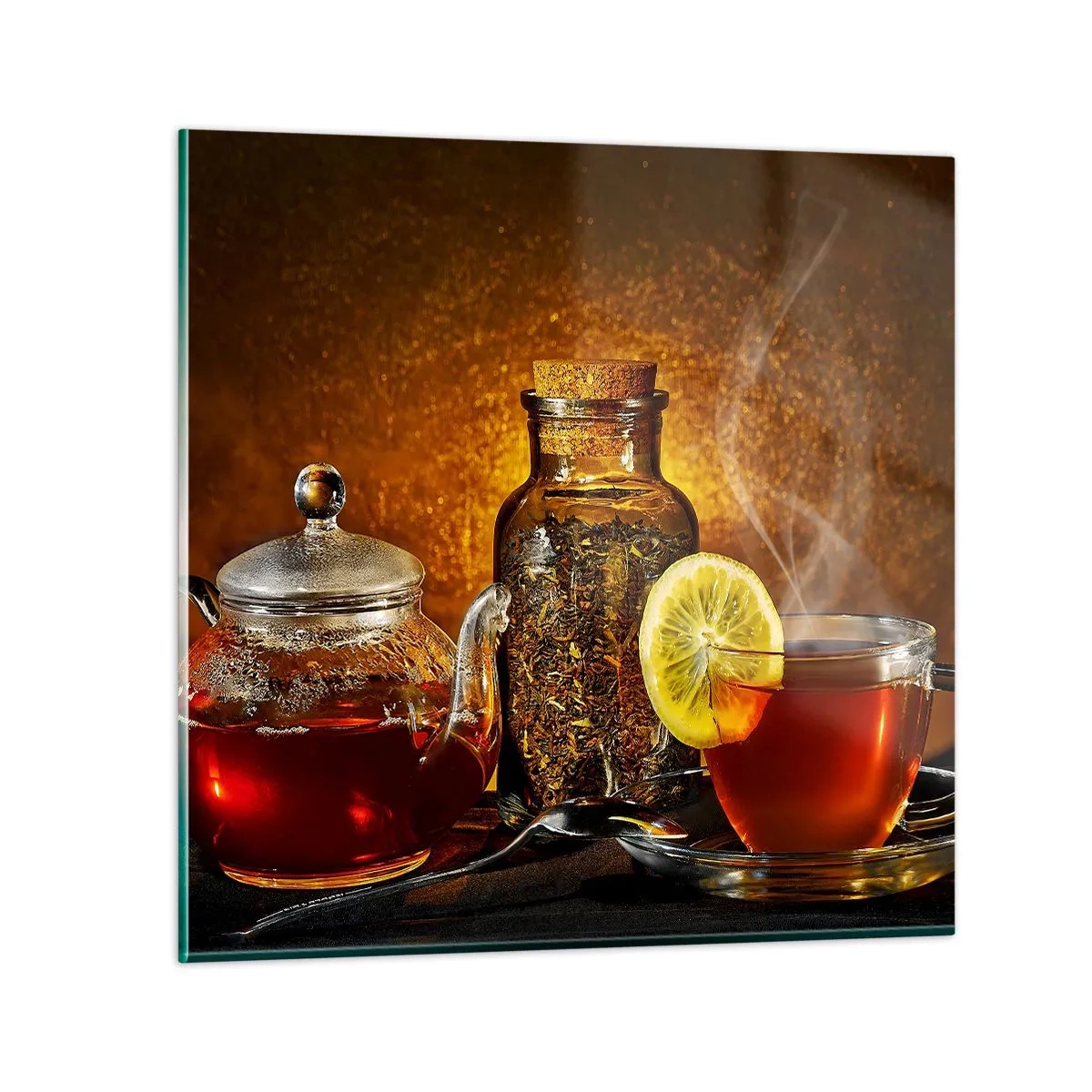 Obraz na skle - Ve stylu nizozemských mistrů - 60x60 cm