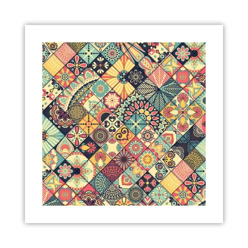 Plakát - Marokánská vize - 40x40 cm