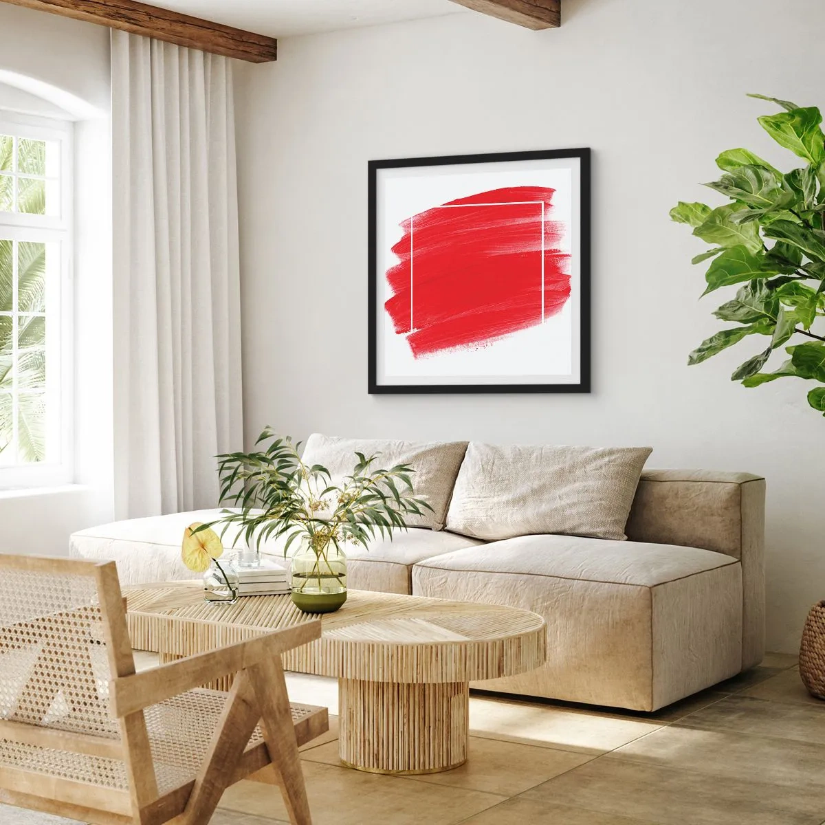 Plakát v černém rámu - Mimo rám - 60x60 cm