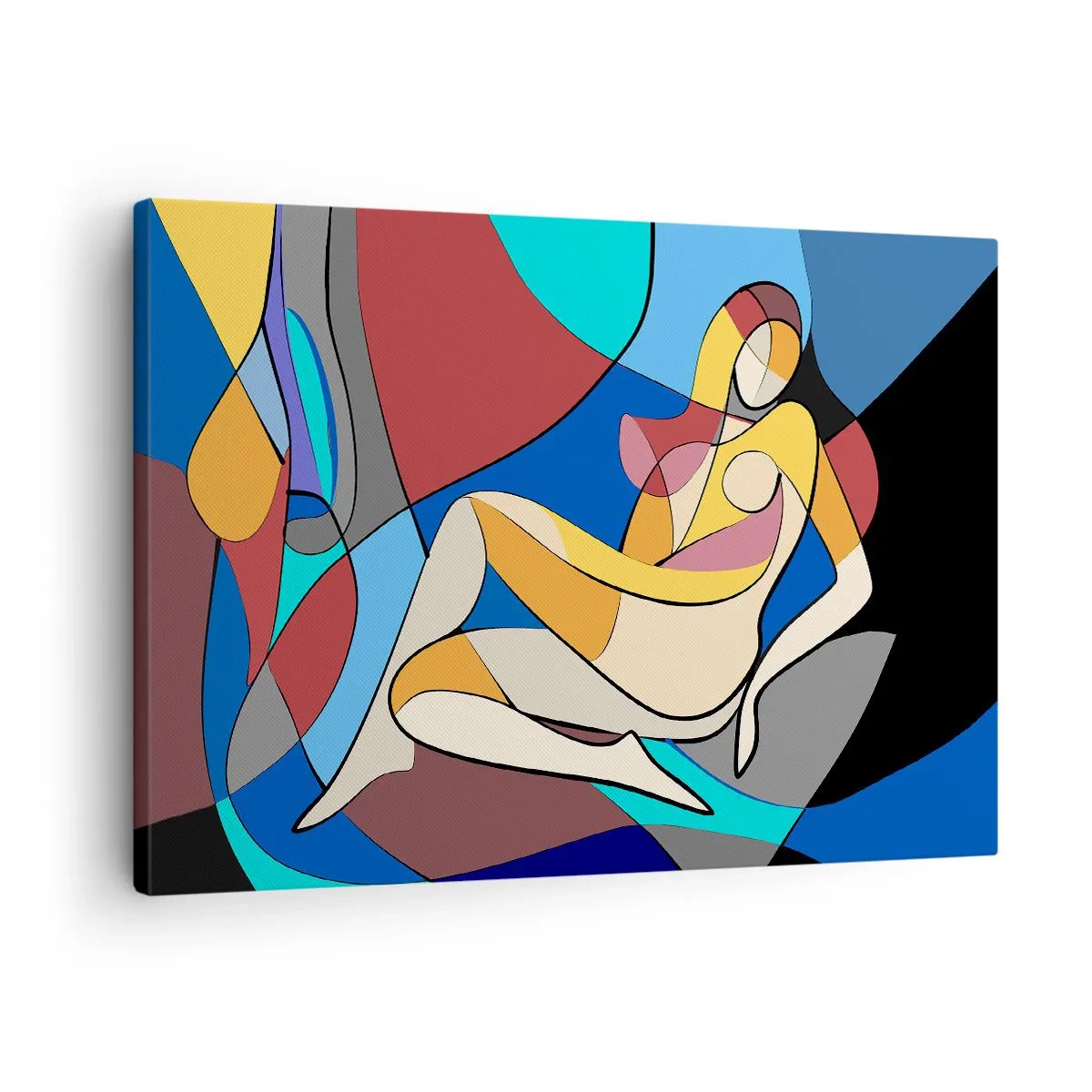 Obraz na plátně - Kubistický akt - 70x50 cm
