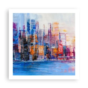 Plakát - Radostná metropole - 60x60 cm