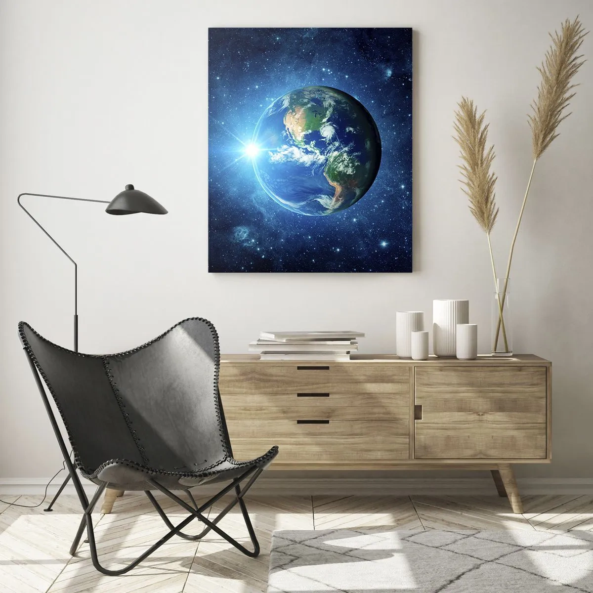 Obraz na skle - Jsme v nebi - 50x70 cm