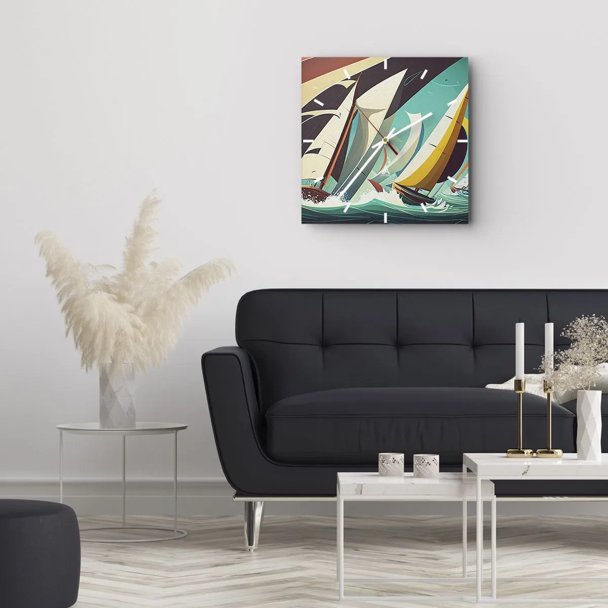 Nástěnné hodiny - Jak vycházet s živly - 40x40 cm