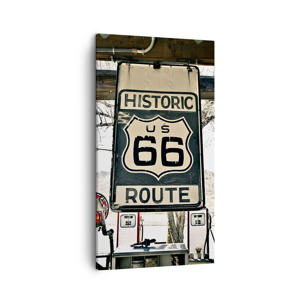 Obraz na plátně - Americká retro cesta - 45x80 cm