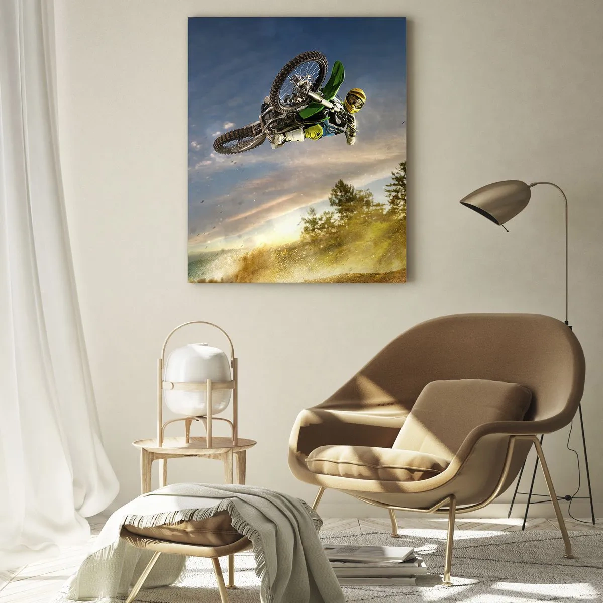 Obraz na skle - Zapni emoce! - 50x70 cm