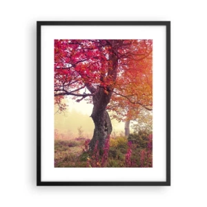 Plakát v černém rámu - Šílenství rozkvětu - 40x50 cm