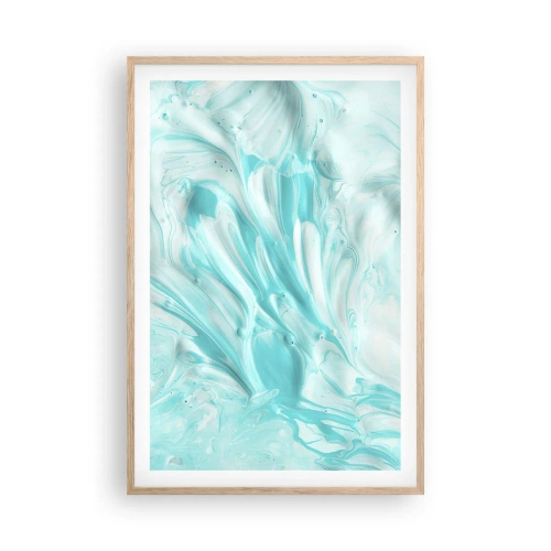 Plakát v rámu světlý dub - Navždy spolu - 61x91 cm