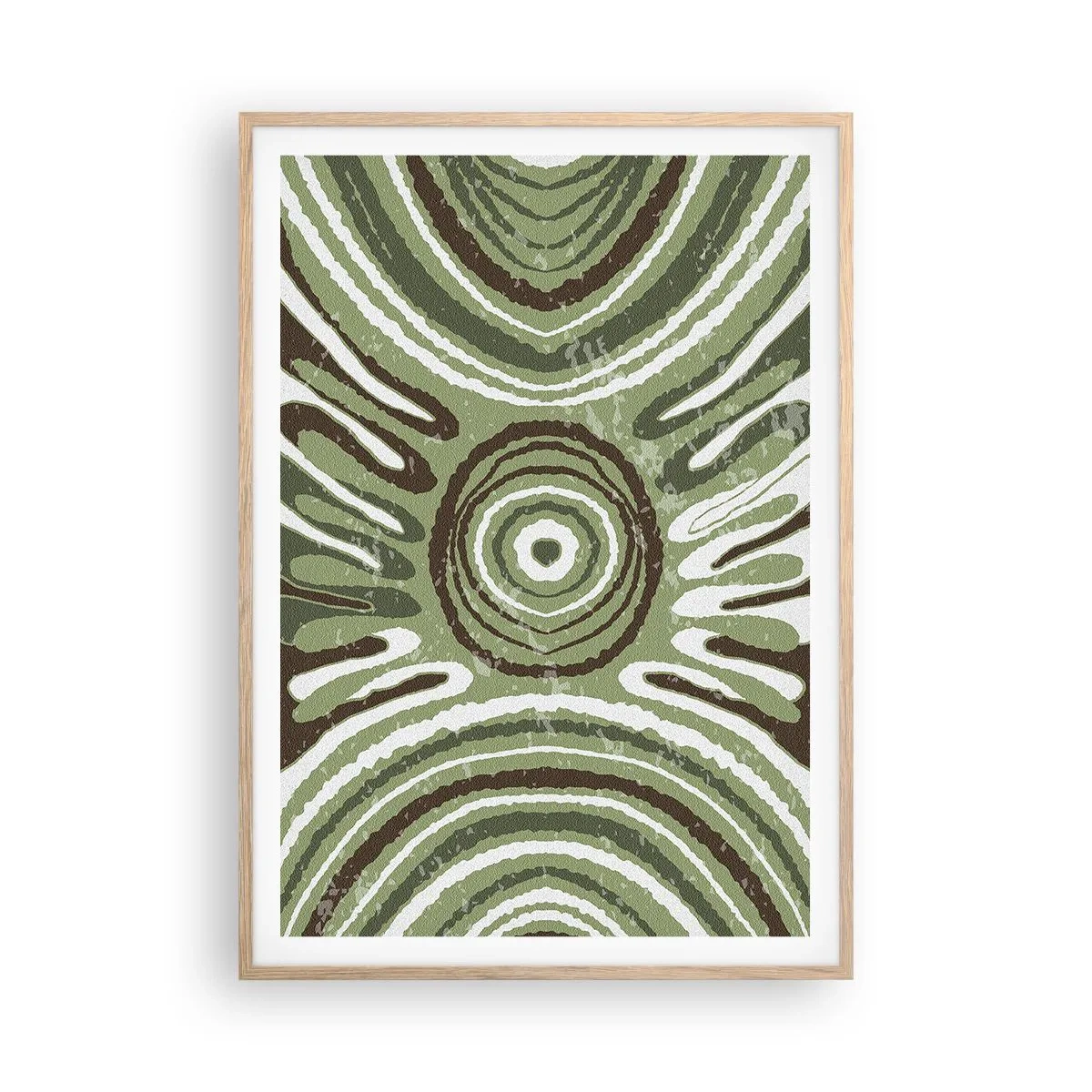 Plakát v rámu světlý dub - Exploze emocí - 70x100 cm