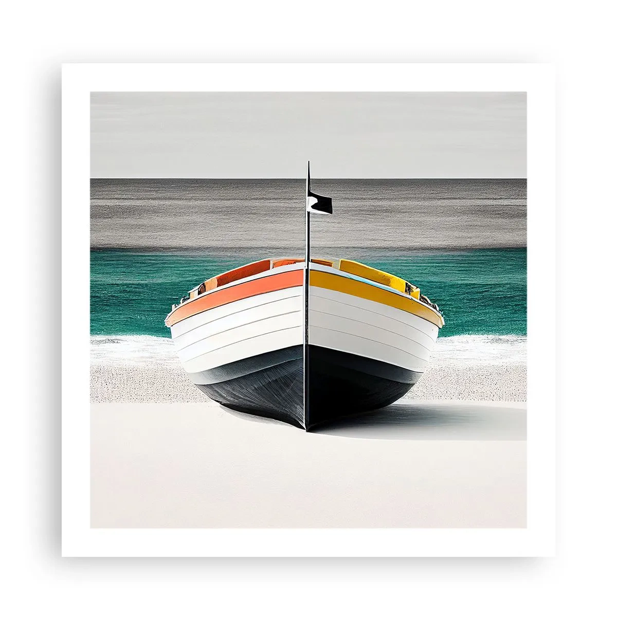 Plakát - Na správném místě - 60x60 cm