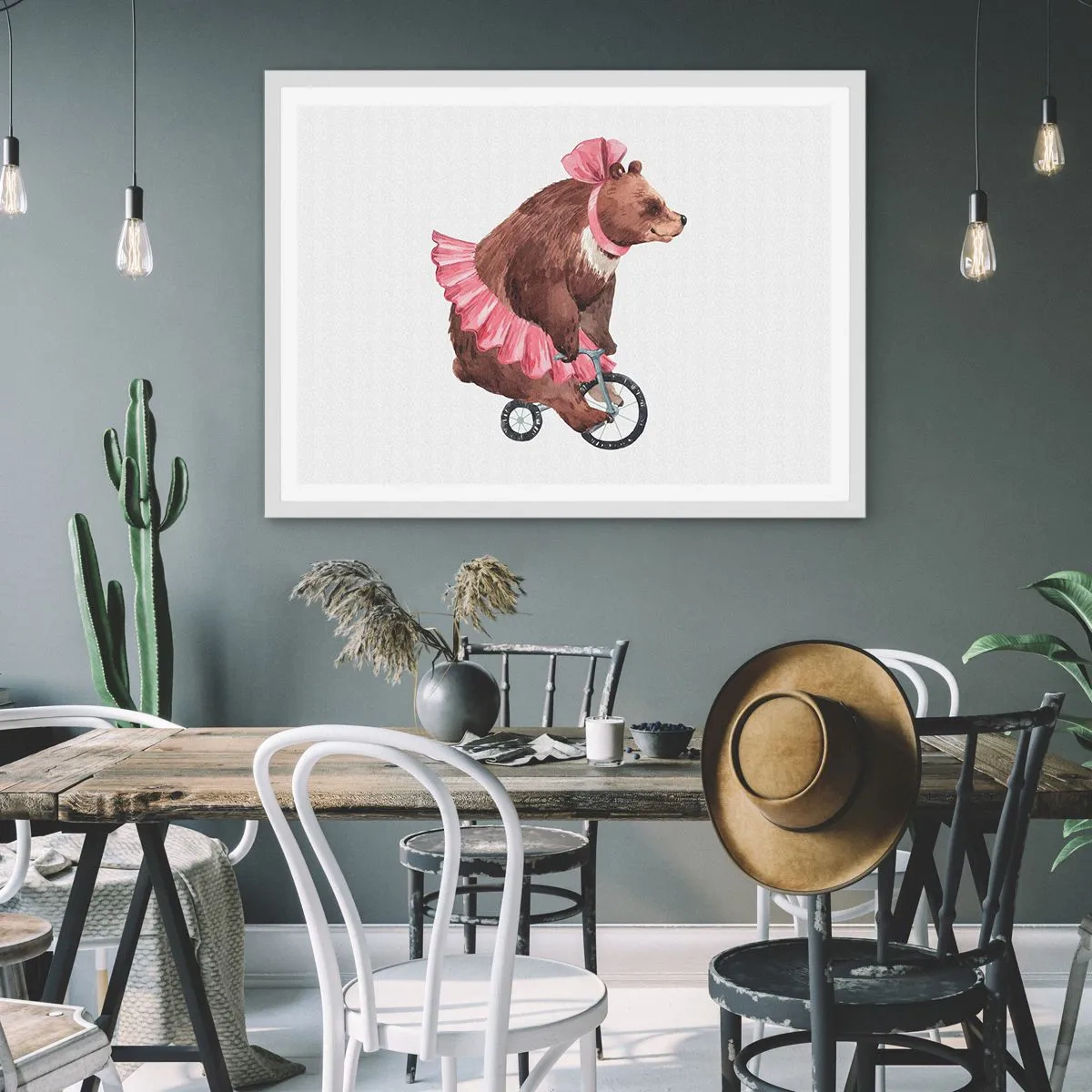 Plakát v bílém rámu - To je ale cirkus! - 70x50 cm