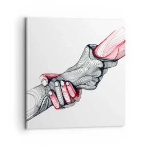 Obraz na plátně - Jste v dobrých rukou - 70x70 cm