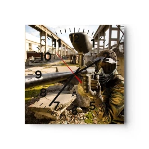 Nástěnné hodiny - I vy můžete být hrdinou - 30x30 cm