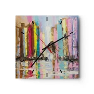 Nástěnné hodiny - Pojď se mnou - 30x30 cm