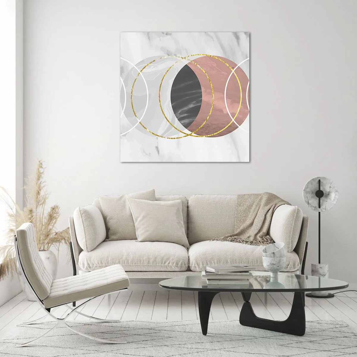 Obraz na skle - Hudba sfér - 70x70 cm