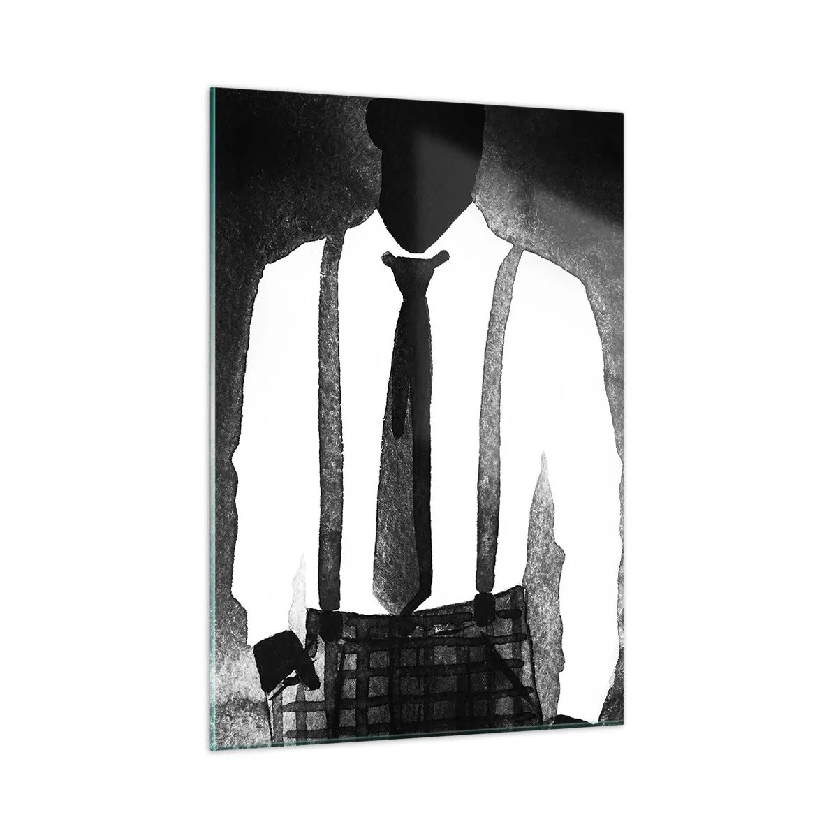 Obraz na skle - Ve stylu noir - 50x70 cm