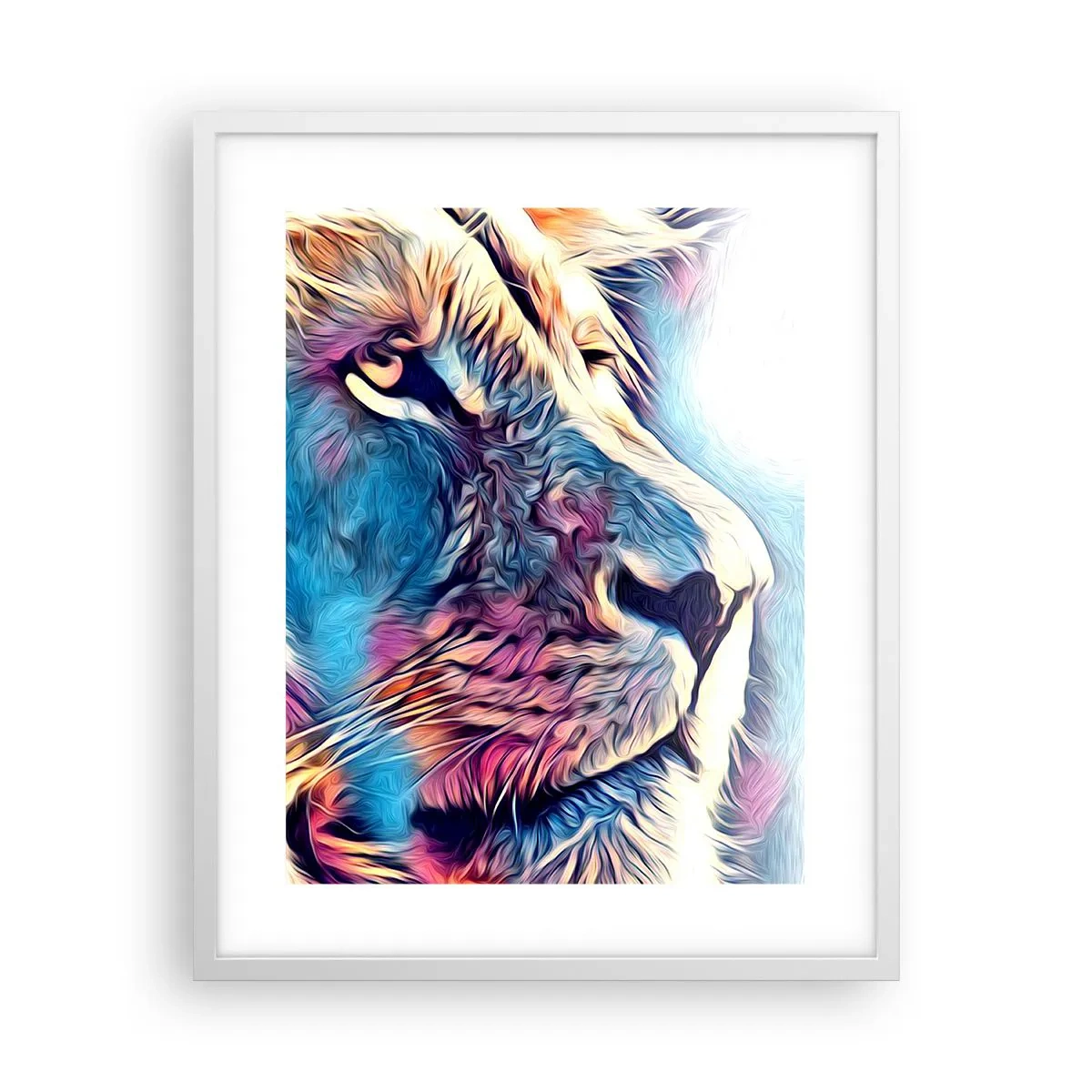 Plakát v bílém rámu - Moudrost přírody - 40x50 cm