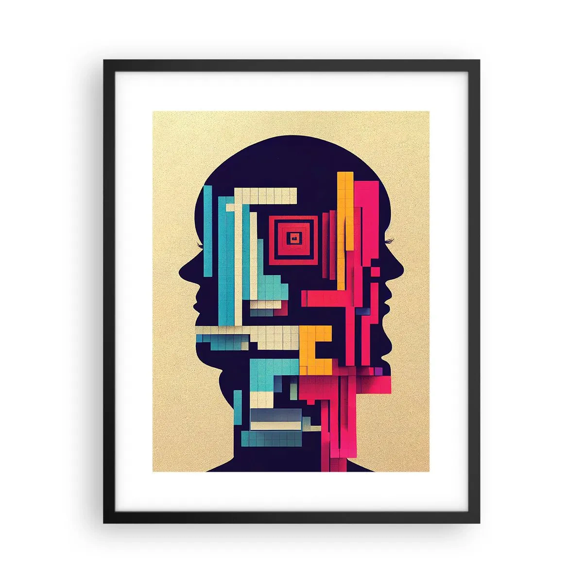 Plakát v černém rámu - Nové vazby - 40x50 cm