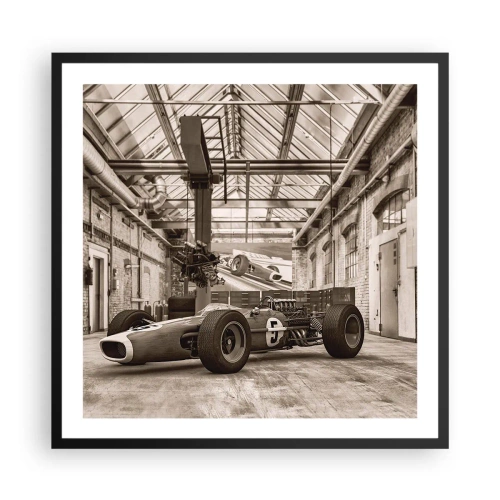 Plakát v černém rámu - Odpočinek vítěze - 60x60 cm