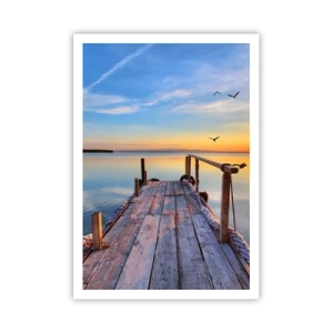 Plakát - Jít před sebe směrem ke slunci - 70x100 cm